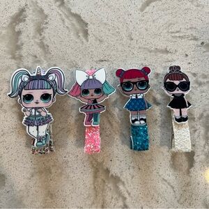 L.O.L. Surprise Dolls Hair clips.